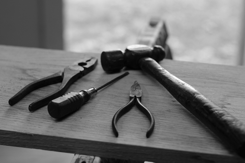 An assortment of tools
