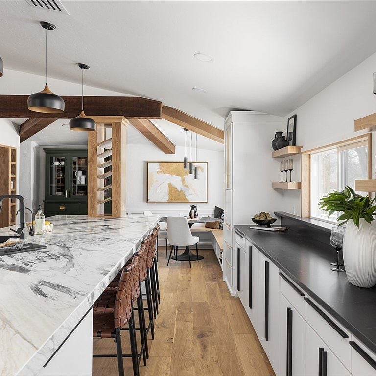 Open concept kitchen